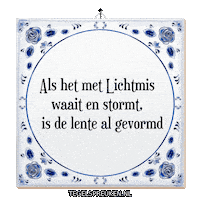 Humor Storm Sticker by Tegelspreuken.nl