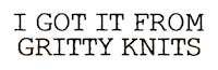 Knitting Crochet Sticker by Gritty Knits