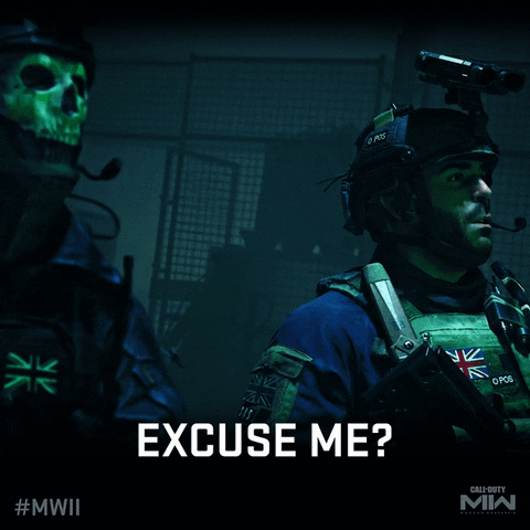 Excuse Me What GIF by Call of Duty