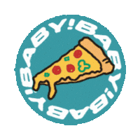 Baby Pizza Sticker by ねぐせ。(Neguse.)