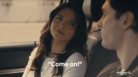 Come On GIF by Hallmark Channel