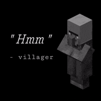 Minecraft Villager GIF