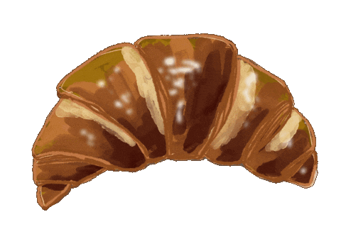 Bread Croissant Sticker