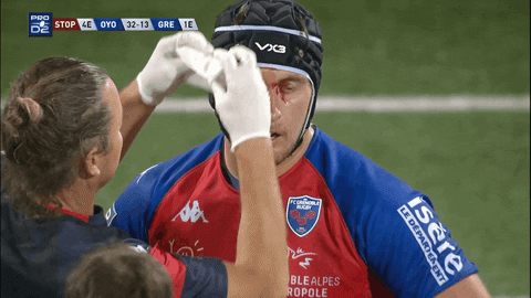 Tired Sport GIF by FCG Rugby