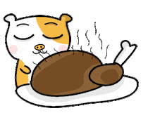 smell eat Sticker by ouou