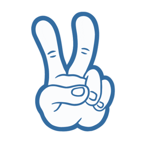 Happy Peace Sticker by Dutch Bros Coffee