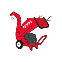 design-dewild gardener chipper arborist landscaper Sticker