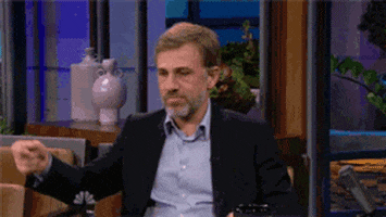 are my favorite christoph waltz GIF