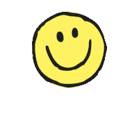 HeyDu happy smile yellow doodle Sticker