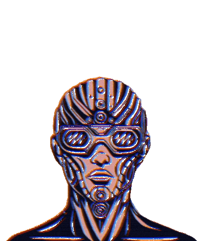 New Wave Illustration Sticker by Ryan Seslow