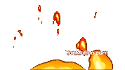 Animation Burning Sticker by youmotion.com
