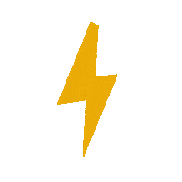 adorninflowersco indie flash lightning thunder Sticker