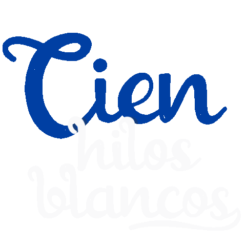 Cien Hilos Blancos Sticker