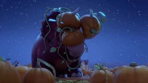 Trick Or Treat Halloween GIF by Dino Ranch