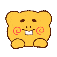 fururika bear かわいい くま イラスト Sticker