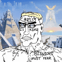 Christ Is King Chad GIF