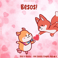 Love You Kisses GIF by SoyandMochi