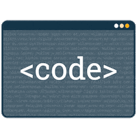 amaiadsgn internet computer web code Sticker