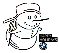 Christmas Snow Sticker by BMW