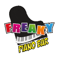 freakypianobar arnhem oubaha beheer korenmarkt freaky piano bar Sticker