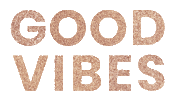 smykkerbymelia vibes gold good vibes melia Sticker