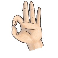 Hand Ok Sticker by Stickerpacks.design