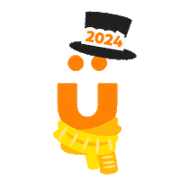 Happy New Year Lemus Sticker