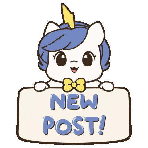 New Post Check This Out Sticker by Brave Unicorn