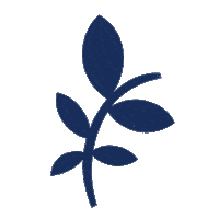 paperflaneur nature navy fern branche Sticker