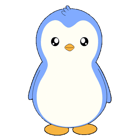 Artificial Intelligence Glitch Sticker by Pudgy Penguins