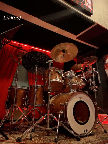 LiakosJ giphyattribution giphycreatortest studio drums GIF