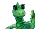 Eyes Dragon Sticker by Clangers