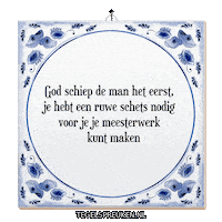 Humor Spreuk Sticker by Tegelspreuken.nl