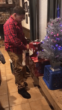 'No You Didn't!' - Boy Has Sweetest Reaction to Surprise Christmas Gift