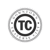 downtown_tc michigan downtown traverse city northern michigan Sticker