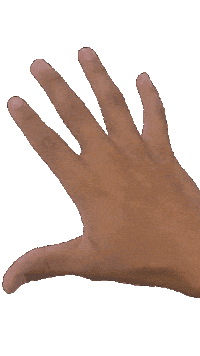 Scared Hand Sticker by Homeloansbyevelyn