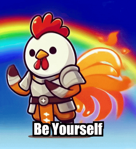 Wisdom Be Yourself GIF by Zorooster