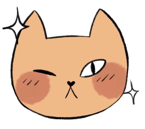 Cat Wink Sticker