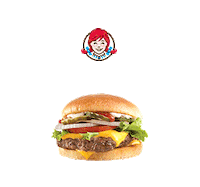 hungry explosion Sticker by Wendy's