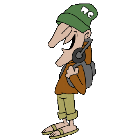 Cartoon Character Pixel Sticker by WeTransfer