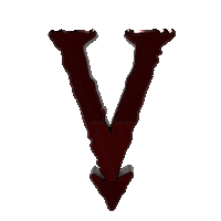 V Viking Sticker by Valalla Studio