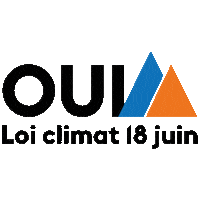 Klimaschutzgesetz_ja switzerland climate berge klima Sticker