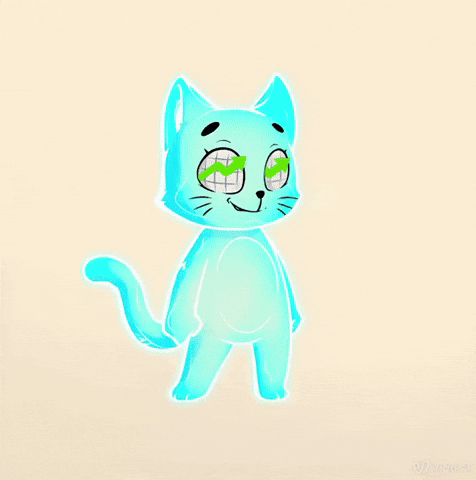 HeroGalaxyNFT cat gm gains hg GIF