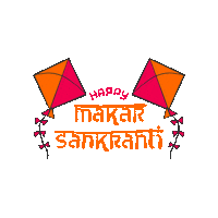Kite Makarsankranti Sticker