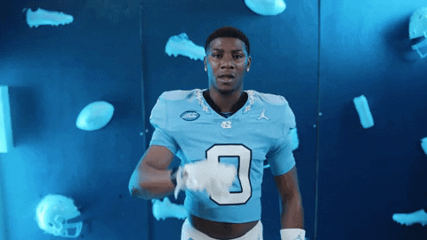 North Carolina Football GIF by UNC Tar Heels