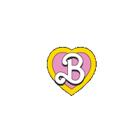 Chihaircare Chixbarbie B Barbie Mattel Heart Love Pink Sticker by CHI