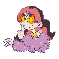 Girl Stress Sticker
