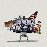 studioaka animation flying photoshop after effects GIF