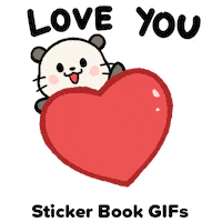 I Love You Awww Sticker by Sticker Book iOS GIFs