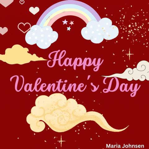 Valentines Day Love GIF by Maria Johnsen
